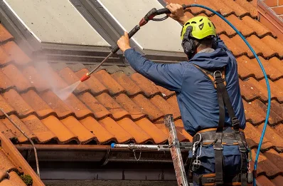 Démoussage et hydrofuge de toiture à Marquillies